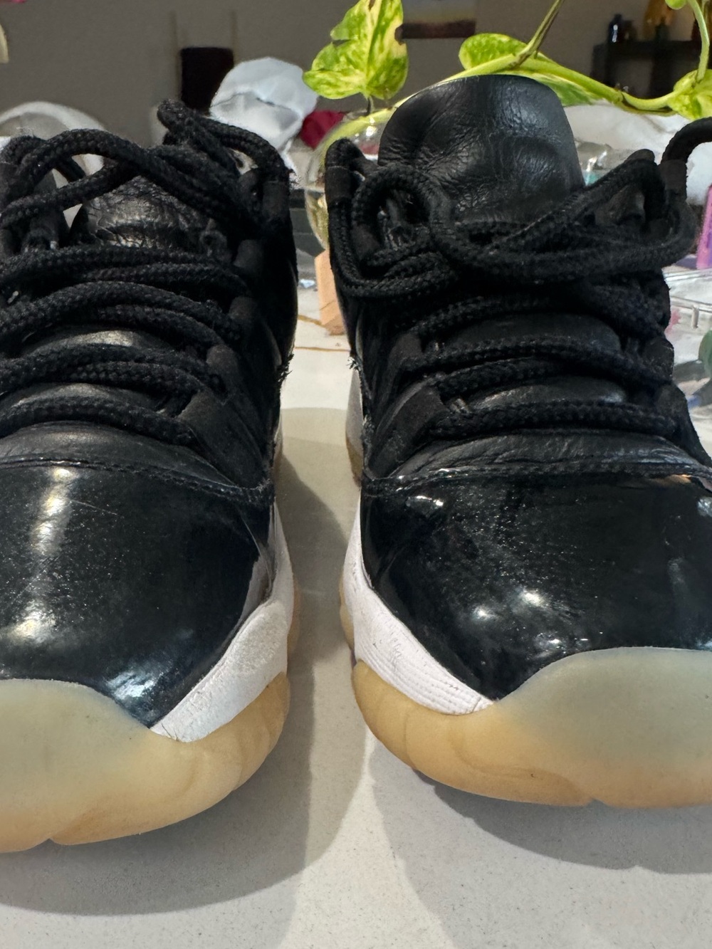 Nike Air Jordan 11 Retro Low, Black/Black, Size 6.5Y